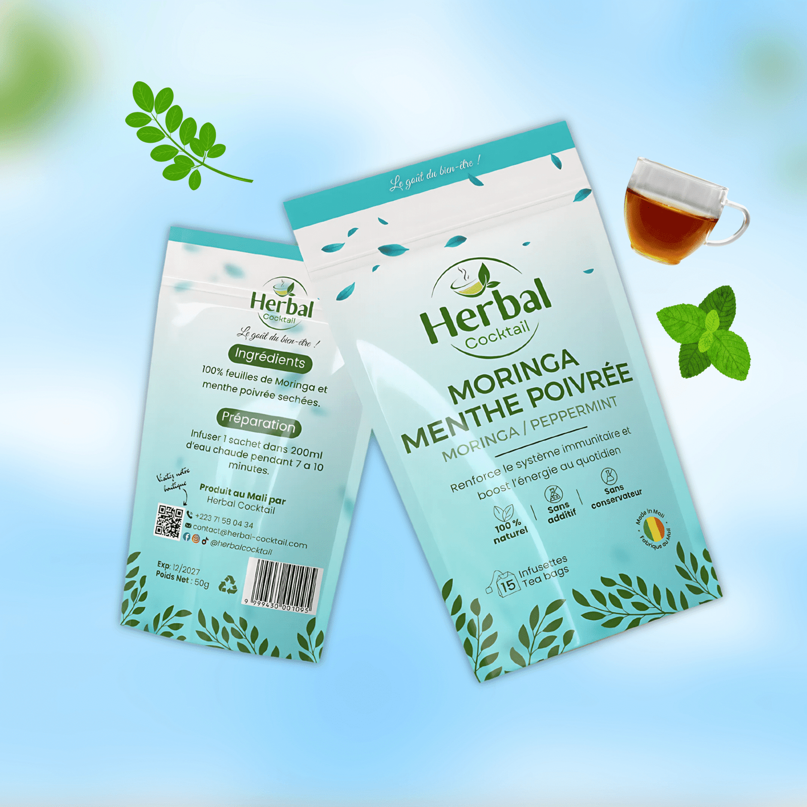 Moringa & Menthe poivrée